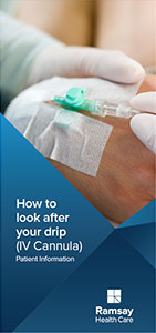 How to look after your drip (IV cannula)